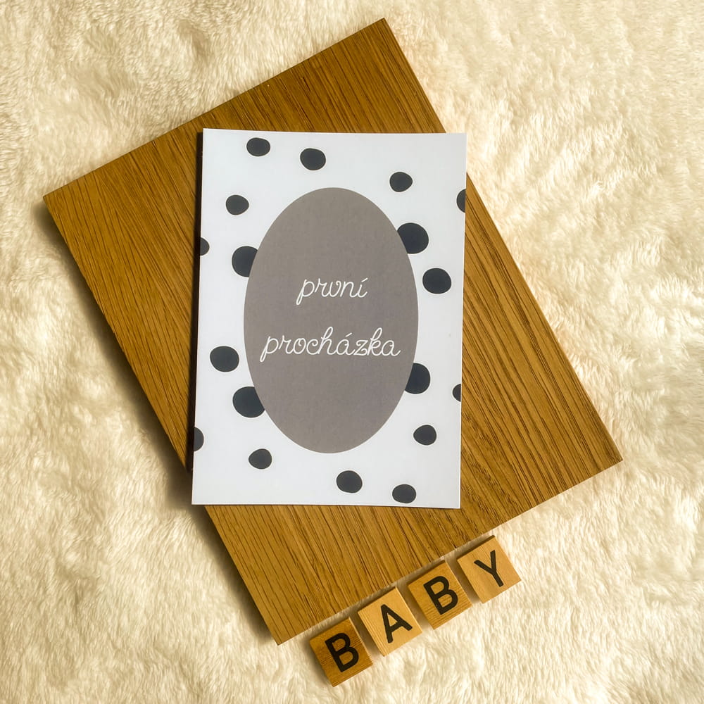 Milníkové kartičky FOREST FRIENDS základní