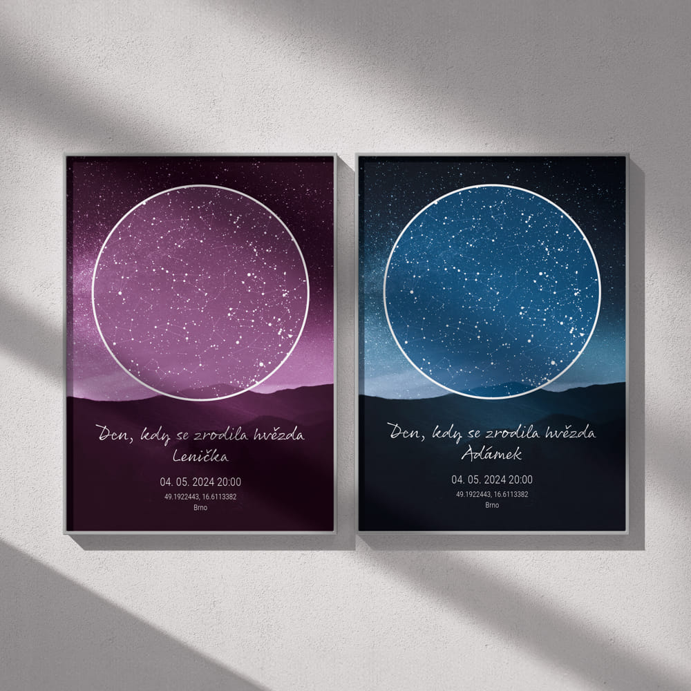 Plakát souhvězdí KRAJINA