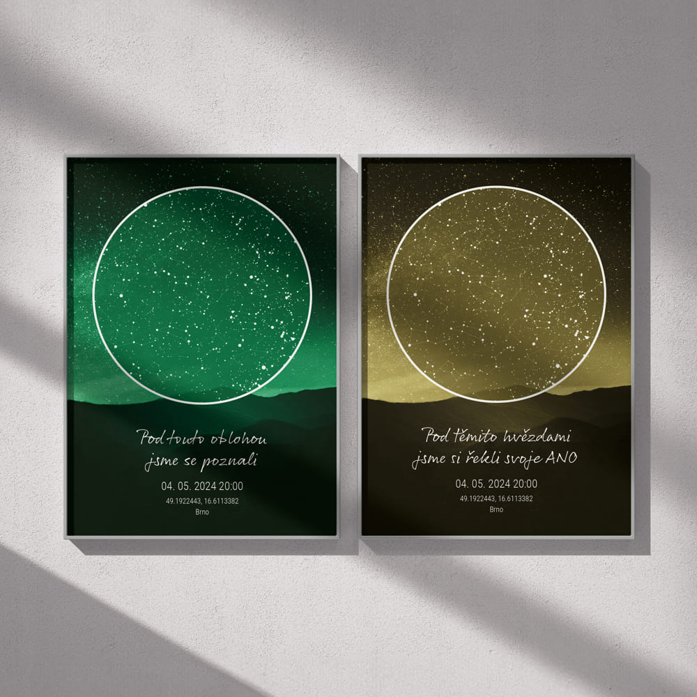 Plakát souhvězdí KRAJINA