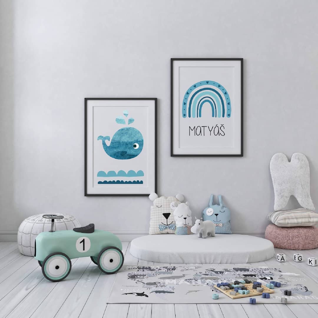 Plakáty WHALE pro chlapce